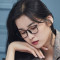 SUN TILES可配近视眼镜女男有度数韩版潮复古眼睛框镜架男款平光网红款大圆脸2212 镜框+依视路1.61钻晶A4防蓝光镜片300-600度