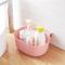 【多色可选】厨房橱柜挂式大号垃圾桶_153 蓝色【1个】+粉色【1个】