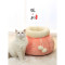 猫窝四季通用猫屋猫别墅半封闭式猫咪睡袋深度睡眠冬季保暖宠物窝