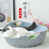 猫窝毛毡窝秋冬保暖猫床猫屋泰迪狗窝猫房子网红猫窝四季通用 买就送！凉垫 藕粉色