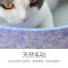 猫窝毛毡窝秋冬保暖猫床猫屋泰迪狗窝猫房子网红猫窝四季通用 买就送！凉垫 浅灰色