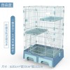 猫笼子猫咪家用别墅猫舍猫屋爱丽丝空笼室内三层可放猫砂盆带厕所 自由蓝（送吊床+玩具大礼包）新款猫笼（带猫砂盆）
