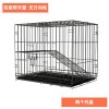 猫笼子家用猫别墅清仓二层三层室内超大自由空间猫窝猫舍猫咪用品_1_293 70*53*62双层黑色无赠品版