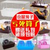 仓鼠笼子的相亲笼小房子齐全窝超大套装用品全套别墅隔离小号双鼠_2 大城堡双层咖啡(12件套装)
