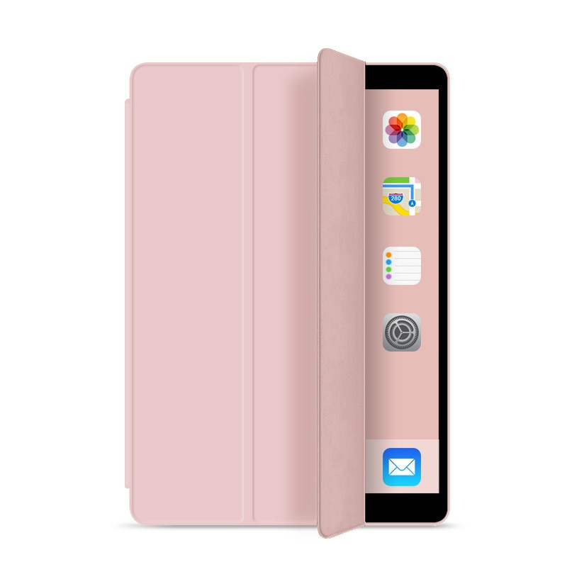 酷猫(my cool cat) iPad mini5三折保护套带软壳 粉色
