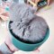 猫碗双碗陶瓷狗碗猫咪食盆饭盆狗狗喝水猫粮碗宠物用品实木防打翻_2 碗直径15.5cm碗深6.8cm 任意2件单碗+防滑地垫组合颜色请备注
