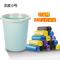 优思居带压圈分类垃圾桶家用厨房卫生间客厅卧室大号垃圾篓垃圾筒_2_419 淡蓝小号+100只垃圾袋