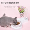 狗盆狗碗猫碗双碗自动饮水食盆狗粮碗宠物水碗防打翻饭盆猫咪用品_1 自动续水双碗（猫狗通用） 【猫耳碗】-L
