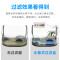乌龟龟缸过滤器低水位免换水小鱼缸过滤盒净水养龟外置上滤过滤_1 默认尺寸 大号过滤盒【豪华套餐4】