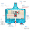 迷你吸便器过滤器圆形氧气泵鱼缸过滤器过滤设备小型反气举_2 默认尺寸 蓝水妖精（送滤棉）+氧气泵