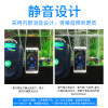金鱼氧气泵充氧养鱼鱼缸供氧泵打氧器冲氧增氧机棒小型家用超静音_1 默认尺寸 单独大号渐变火山+七彩灯