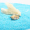 鱼缸底砂造景装饰石头沙石河沙子细天然底沙彩石海蓝色鱼缸沙10斤_1 默认尺寸 白玉石3斤