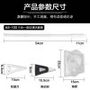 鱼缸刷无死角长柄清洁工具水族箱清理清洗鱼缸擦玻璃清洁刷子_1 默认尺寸 森森鱼缸刷AS-102