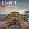鱼缸造景摆件艺术装饰仿真竹桥水族箱景观装饰品陶瓷摆件缸造景_79 默认尺寸 陶瓷竹桥小号