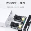 氧气泵鱼缸小型小鱼缸增氧泵静音家用增氧机鱼缸增氧器制氧机_1 默认尺寸 （静音款）8W4孔气泵CT-404+细化器增氧套餐
