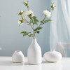 北欧ins白色陶瓷花瓶摆件 客厅创意插花鲜花小瓷瓶餐桌干花装饰品 组合9_463