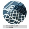 北欧简约窗帘客厅卧室儿童房窗帘网红ins遮光飘窗挂钩窗帘纱帘_1 宽2高2.6挂钩【高度免费裁剪】 绣花城堡(深蓝)窗帘