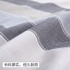 日式条纹桌布布艺棉麻小清新加厚茶几餐桌布现代简约加厚流苏北欧_1 60*60cm 晨曦深灰条纹流苏桌布