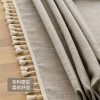 日式桌布书桌ins学生宿舍棉麻亚麻灰色茶几餐桌布艺桌旗套装北欧_1 30*120cm 兴悦咖色桌布