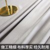 日式桌布布艺灰色棉麻亚麻餐桌布纯色现代简约素色茶几台布长方形 130*180cm 旭风纯黄桌布