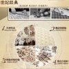 降价圆桌桌布布艺欧式餐椅垫套装椅子套罩餐椅套家用餐桌套 圆桌布直径200cm 世纪经典-咖