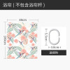 美式浴帘浴室防水布简易帘子套装免打孔隔断帘卫生间干湿分区屏风 默认尺寸 【套餐含杆优惠10元】220*180cm