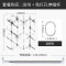 现代简约浴帘浴室防水布创意个性隔断帘子日式挂帘卫生间洗浴窗帘 默认尺寸 【套餐含杆优惠10元】220*180cm