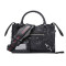 BALENCIAGA/巴黎世家 女包铆钉迷你city羊皮机车包 300295 黑色