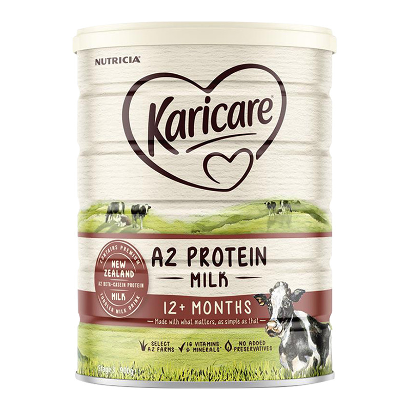 可瑞康(karicare)金装A2蛋白宝宝配方牛奶粉3段900g