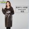 【厂家直营】围裙女时尚防水防油薄款透气家用厨房做饭长袖套工作服罩衣男定制新品_808 防水字母咖加长款（升级袖口）