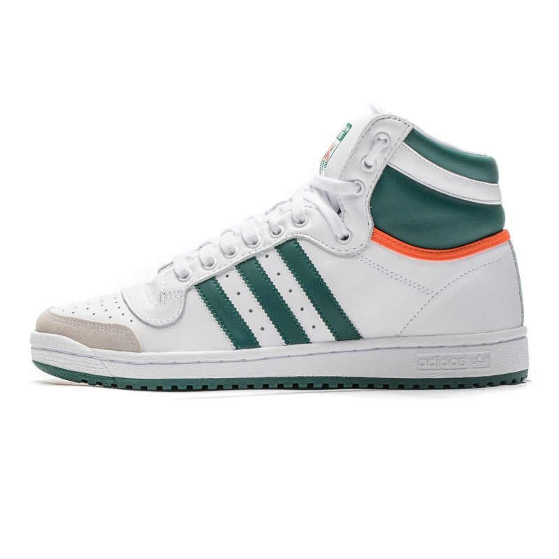 ADIDASORIGINALS(阿迪经典)TOPTENHI冬季中性经典鞋EF2516 亮白+森林绿+橙黄/EF2516 40