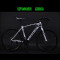 变速死飞自行车男女式单车公路赛自行车双碟刹成人变速学生车(413) 酷飞小刀黑白色