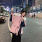 跨馬KYMA主推羽绒棉服女短款2019冬季新款韩版宽松工装棉袄棉衣外套潮 M 米色