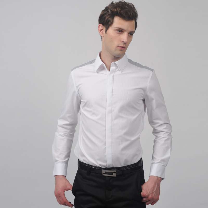 g2000男士长袖衬衫 268406810007 白色7