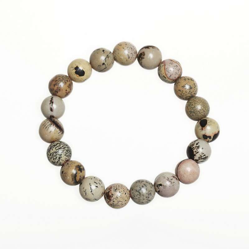 万石如艺 天然草花石手链 盈福保泰 bd12288