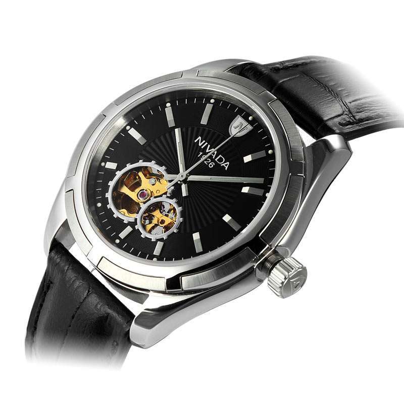 尼维达nivada复古自动机械表镂空男表gm6013-106121