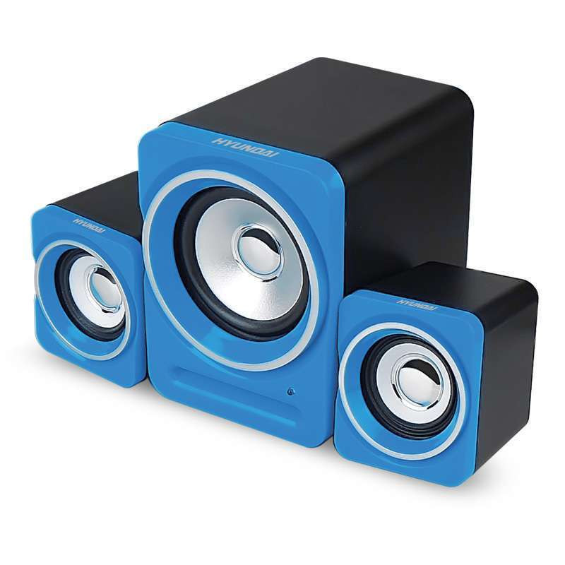 现代电脑音箱 f-205(蓝)【报价,价格,评测,参数】_时尚迷你/组合音响