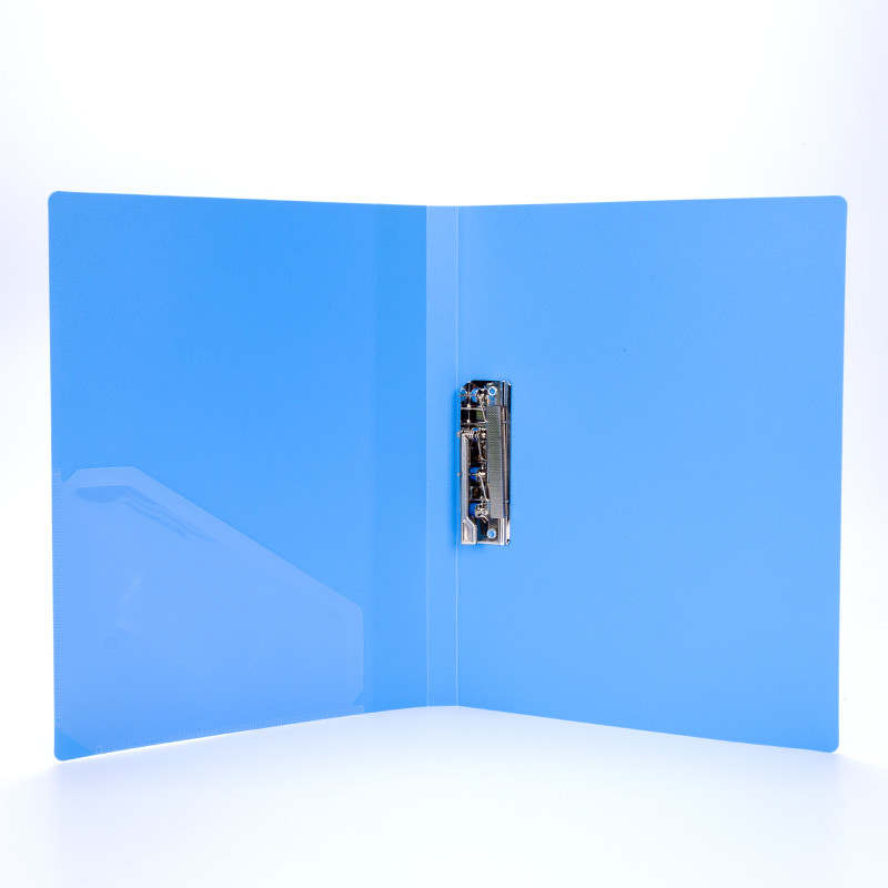 得力(deli)5301文件夹a4单强力夹 插袋