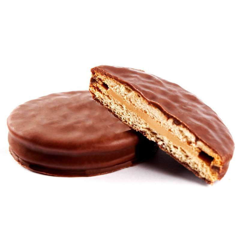 巧贝特 巧克力裹衣夹心饼干-花生酱180g