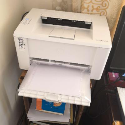 惠普(HP) hp M104w 黑白激光打印机小型办公单功能打印机(无线打印) 学生打印作业打印 家用办公晒单图