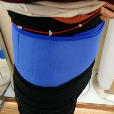 爱玛莎imassage磁疗护腰带自发热护腰带透气保暖托玛琳发热护腰带男女通用运动护具其他 蓝色 均码晒单图