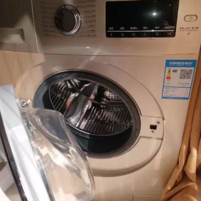 Haier/海尔洗衣机 8公斤 智能变频 洗烘一体 金色烘干 全自动滚筒洗衣机EG8014HB39GU1晒单图