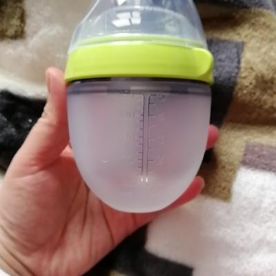 2个装|可么多么（como tomo）婴儿防胀气宽口径硅胶绿色奶瓶 150ml EN_150TP晒单图