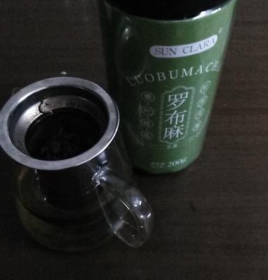 桑克拉（SUN CLARA）罗布麻茶 200g 罐装 新疆罗布麻新芽嫩芽茶 正品野生新疆罗布麻叶茶晒单图