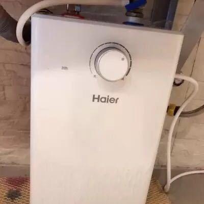 海尔（Haier）EC5U 5升厨宝小型储水式 即热厨房电热水器 家用5L升上出水 热水宝晒单图