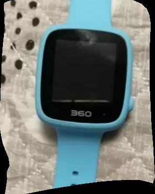 360(360)儿童电话手表 se3 3代 W608 GPS定位 全彩触屏 儿童学生手机手环 防水智能电话手表 天空蓝晒单图