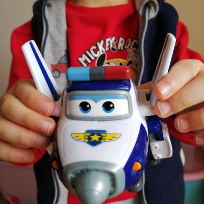 奥迪双钻 AULDEY 超级飞侠 儿童玩具男孩益智变形机器人-包警长 710250晒单图