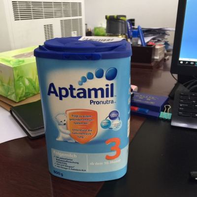 爱他美（aptamil） 德国 婴幼儿奶粉 3段 10-12个月 800g 易乐罐晒单图