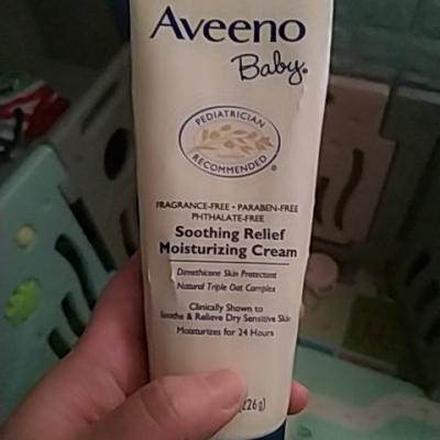 艾维诺（Aveeno）宝宝面霜 燕麦滋润 舒缓保湿 润肤护脸 婴儿面霜 226g 0岁以上 适合任何肤质晒单图