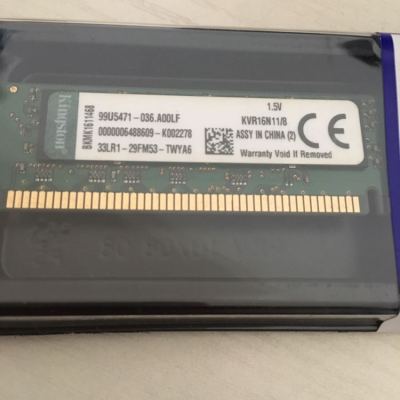 金士顿（Kingston） DDR3 1600 8GB台式机电脑内存条 兼容1333晒单图